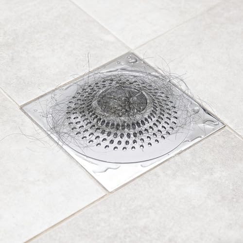 Sitko odpływowe ze stali nierdzewnej z łapaczem włosów 11,5 cm