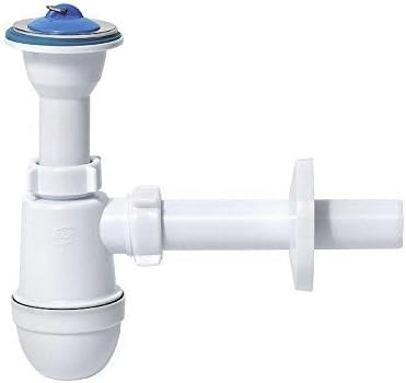 Syfon butelkowy do umywalki 5/4\" × 32 mm stal nierdzewna