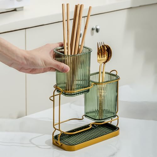 Stojak na szczoteczki i maszynkę do golenia biały